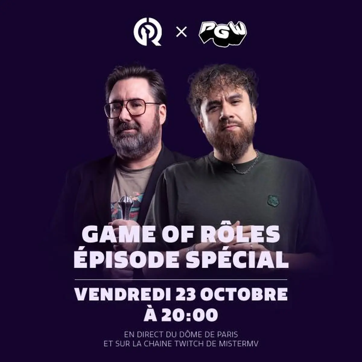 Game of Roles, l'épisode spécial de jeu de rôle en direct au Dôme de Paris