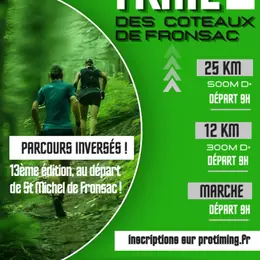 Trail des Coteaux de Fronsac à Saint-Michel-de-Fronsac