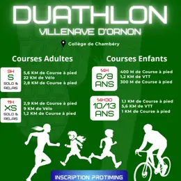 Duathlon à Villenave d'Ornon : course à pied et vélo pour tous les niveaux