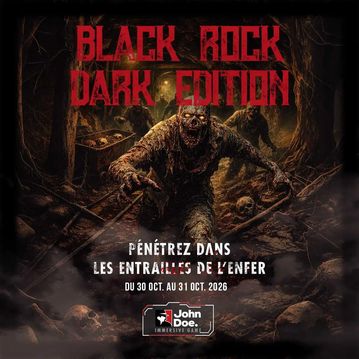 Escape game Halloween à Strasbourg : Black Rock Dark Edition, la mission qui fait peur
