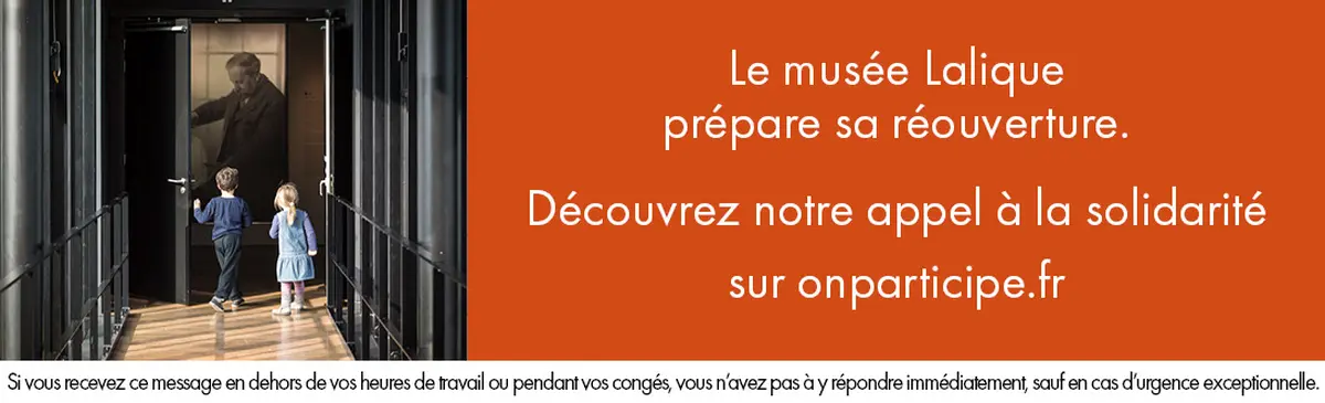 Réouverture du Musée Lalique à Wingen-sur-Moder