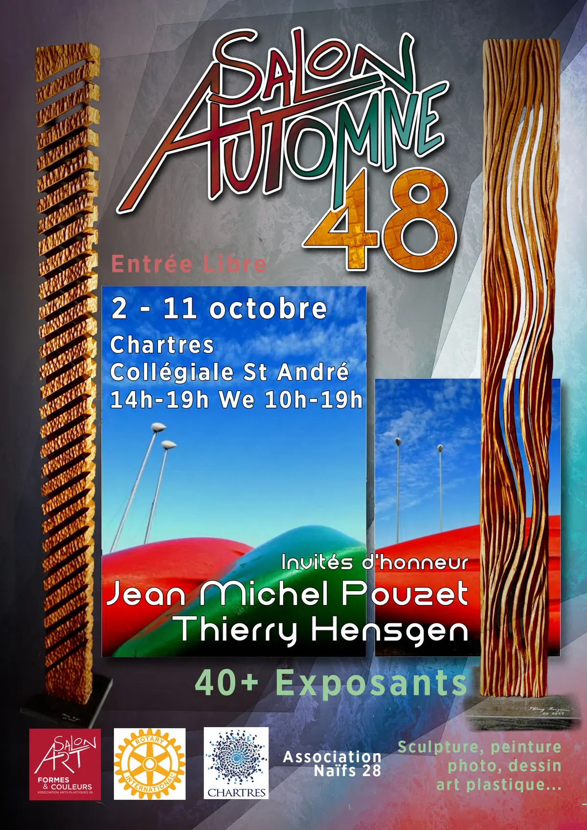 Salon d'Automne 48 : exposition collective à la Collégiale Saint-André de Chartres