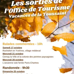 Randonnées et visites guidées à Rambouillet avec l'Office de Tourisme