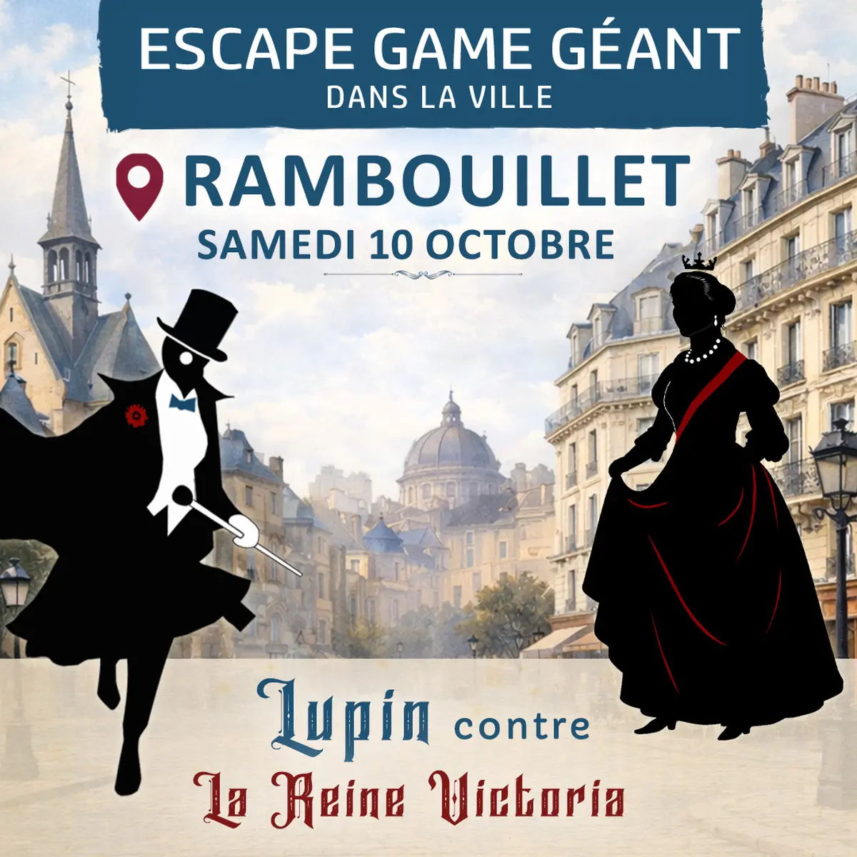 Escape game géant en plein air à Rambouillet : Lupin contre la Reine Victoria