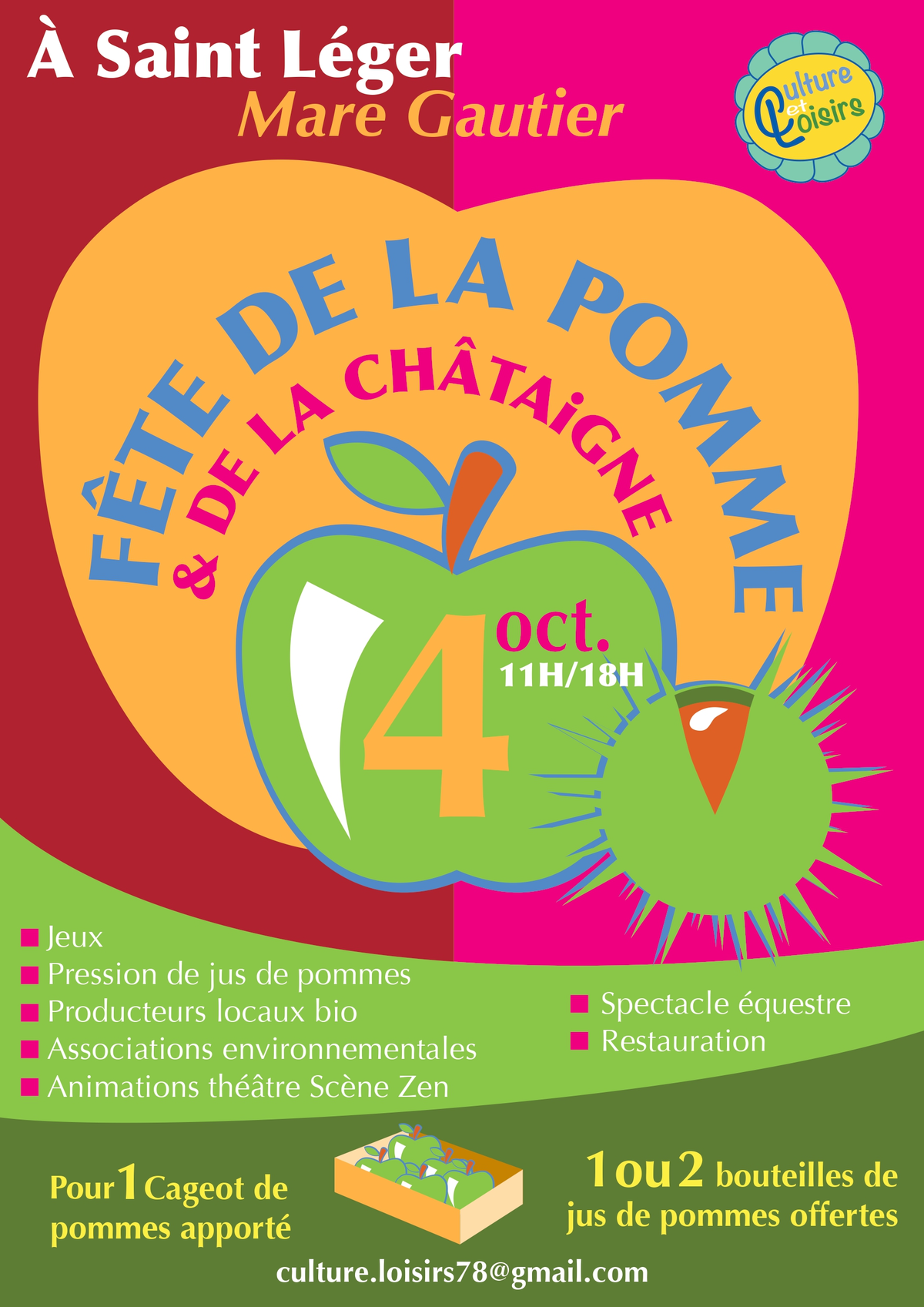 Fête de la Pomme et de la Châtaigne à Saint-Léger-en-Yvelines