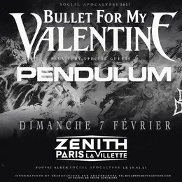 Bullet For My Valentine en concert au Zénith Paris - La Villette pour la tournée Social Apocalypse 2027