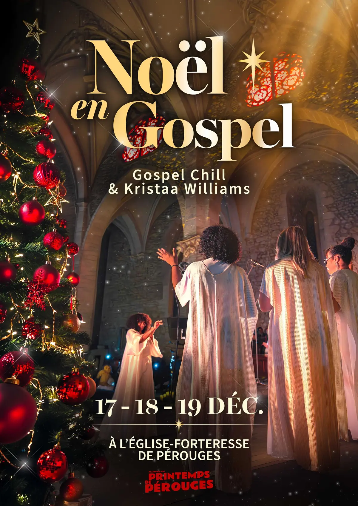 Concert de Gospel à l'Église de Pérouges pour les fêtes de Noël