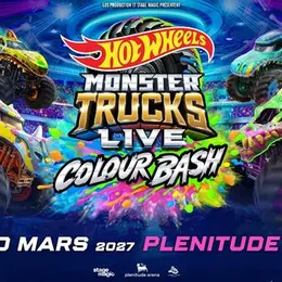 Hot Wheels Monster Trucks Live à la Plenitude Arena de Nanterre : le spectacle familial Colour Bash