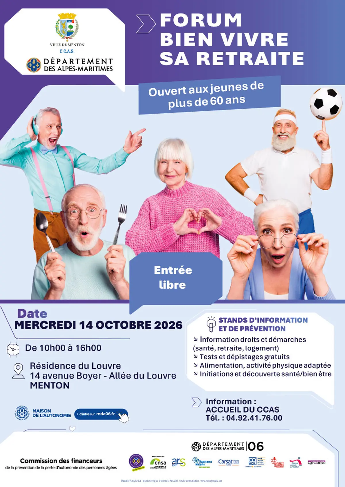 Forum Bien vivre sa retraite à Menton