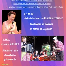Concert du groupe Ballade à Bouxwiller : mélodies en hébreu et en yiddish