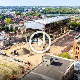 La transformation de Fives Cail à Lille vue depuis les airs