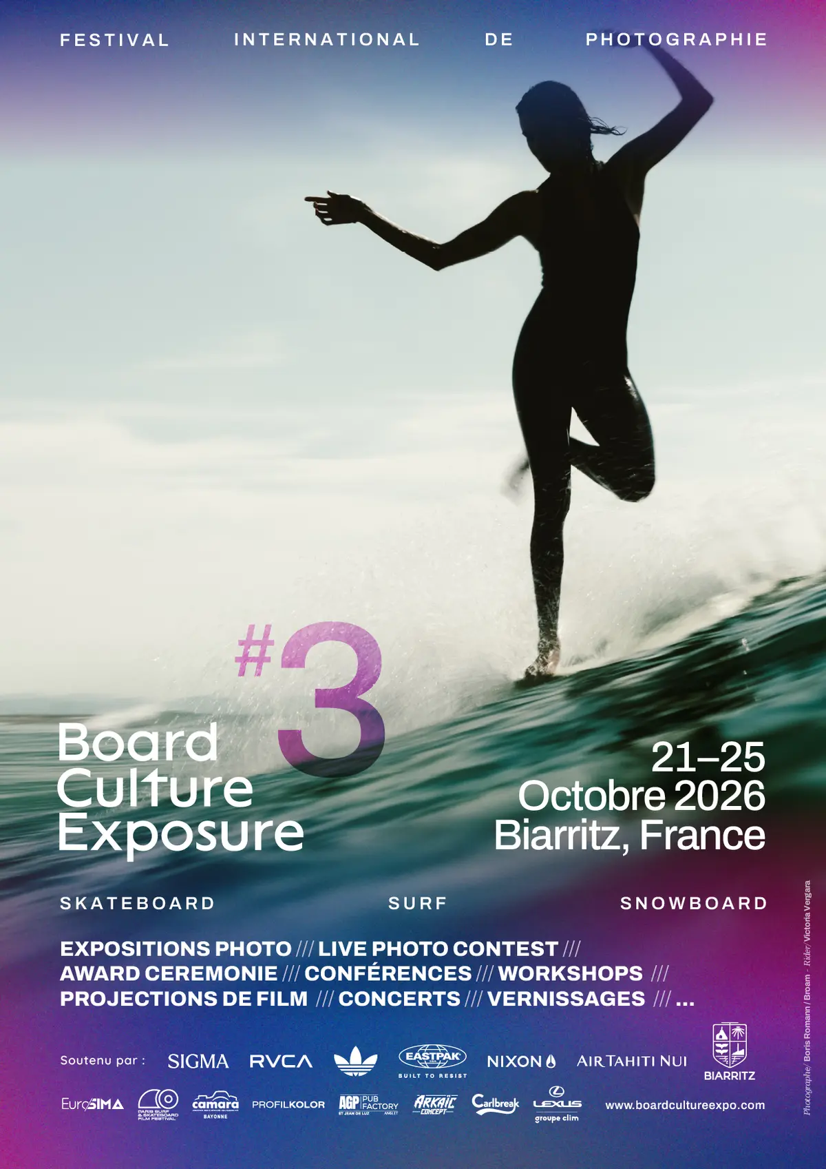 Festival de photographie de glisse à Biarritz : Board Culture Exposure