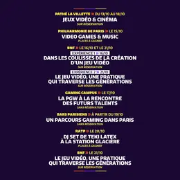 Nocturne à la Philharmonie de Paris pour l'exposition « Video Games &amp; Music »