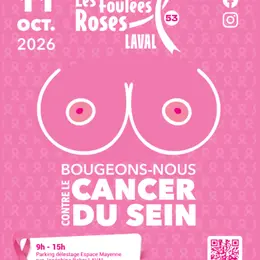 Les Foulées Roses 53, la course solidaire contre le cancer du sein à Laval