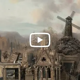Le Cimetière en cheveux de Milliat exposé au musée d'histoire de Nantes