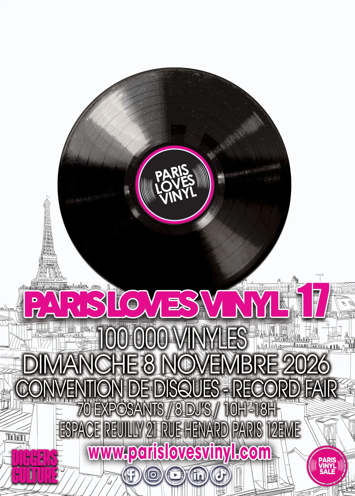 Paris Loves Vinyl : la grande bourse aux disques vinyles à Paris