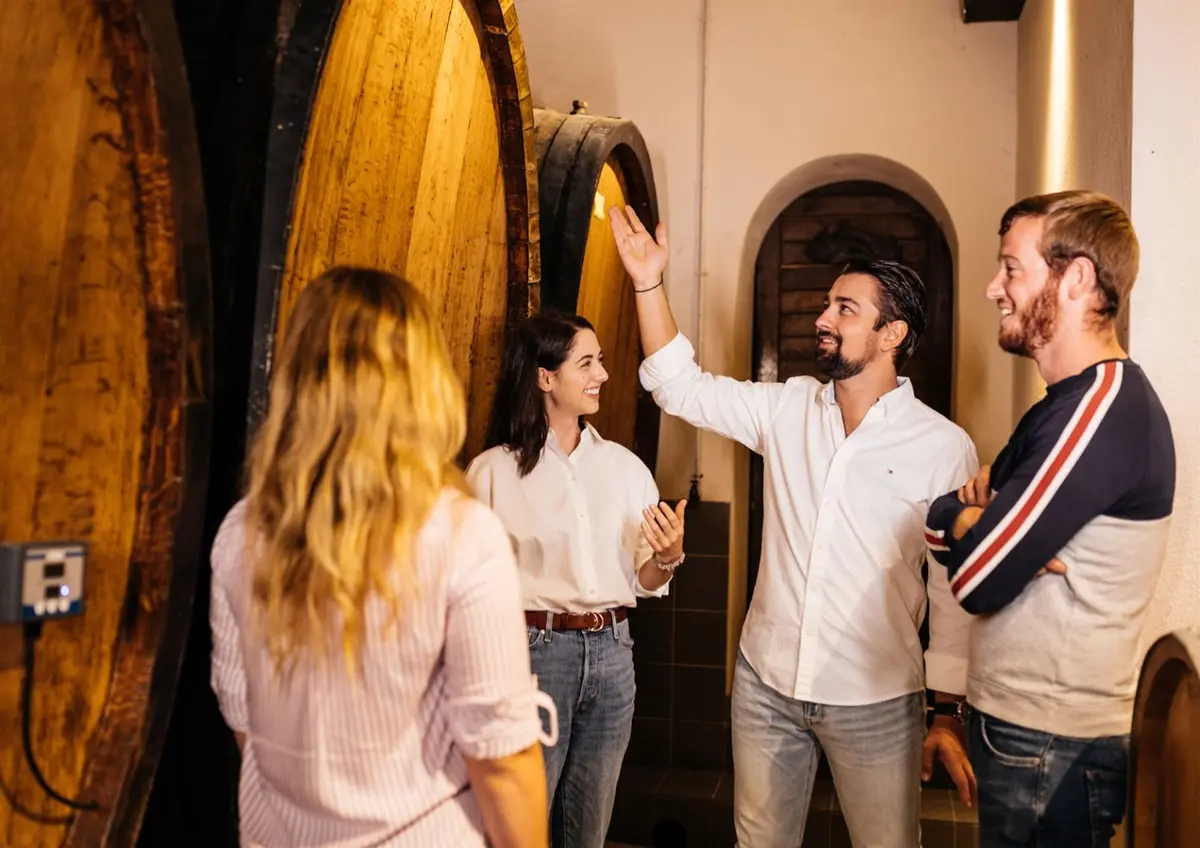 Dégustation de vins et visite du Domaine Wach à Andlau