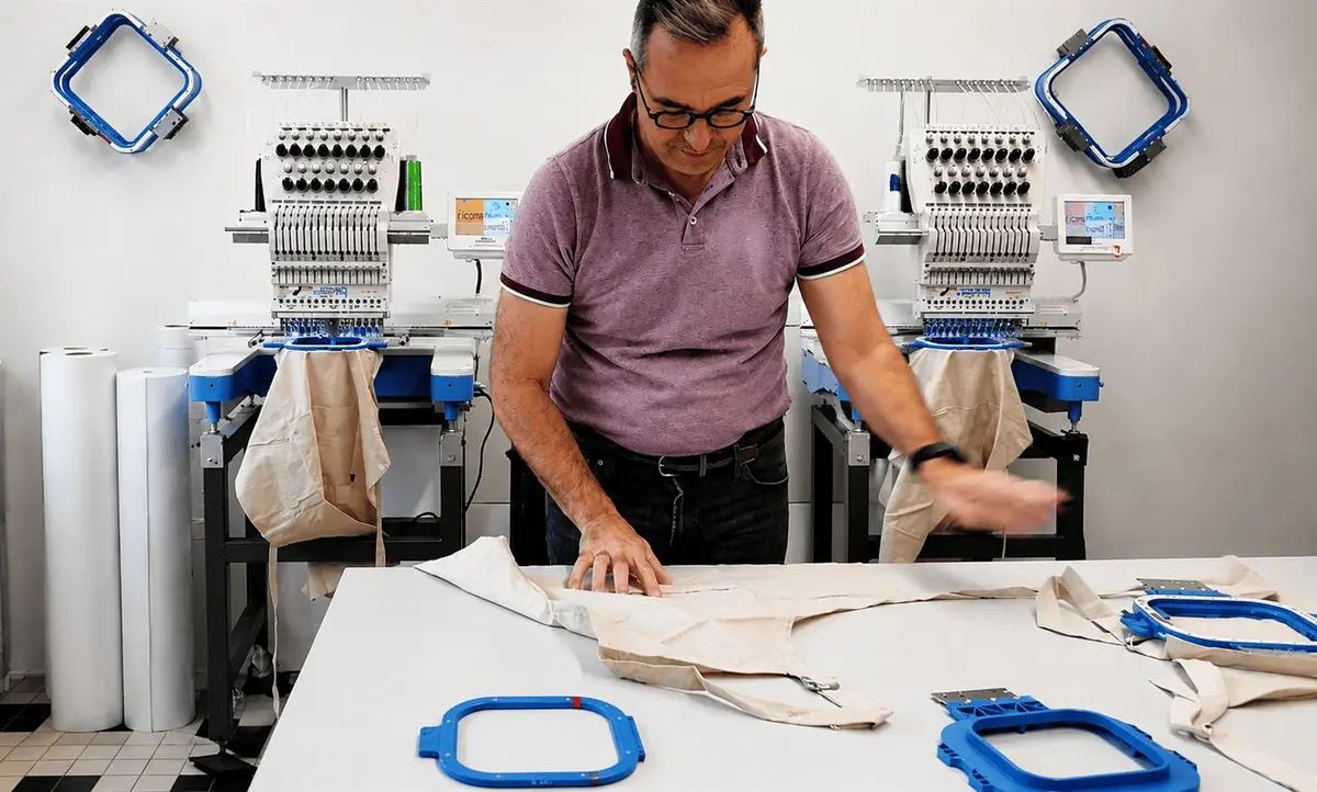 Visite guidée de l'atelier de broderie Weber à Heiligenstein