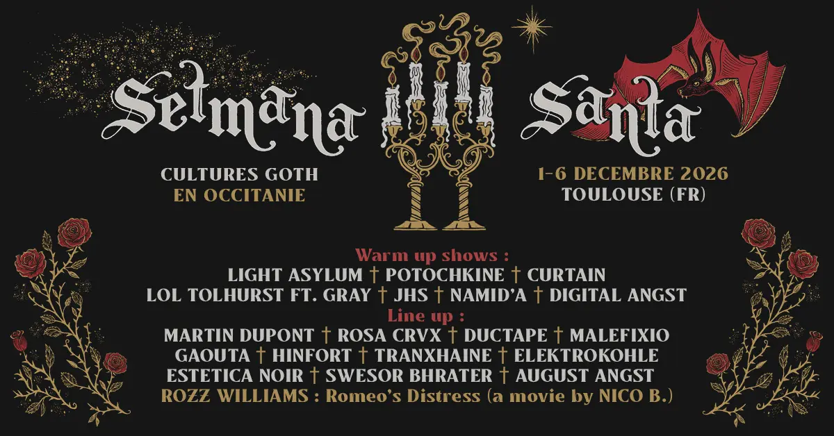 Festival Setmana Santa : la Semaine des Cultures Goth à Toulouse