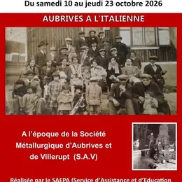 Exposition sur l'immigration italienne et la métallurgie ardennaise à Bogny-sur-Meuse