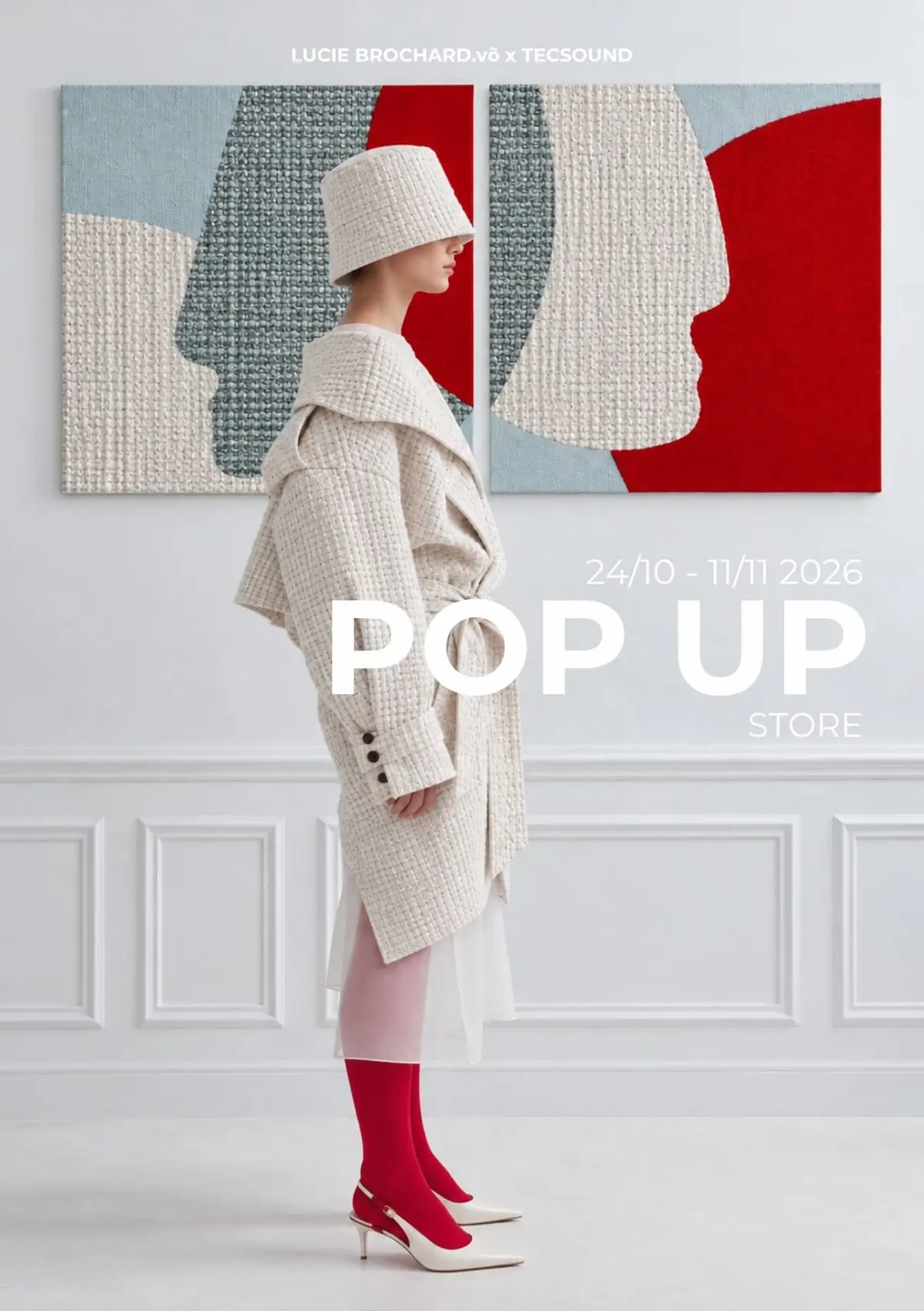 Pop-up store Lucie Brochard.võ : mode, art textile et design acoustique à Paris