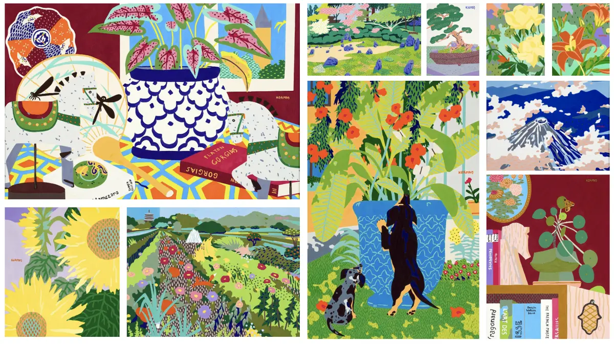 Exposition de Michal Korman à la Galerie Maket de Paris : Neige, Lune et Fleurs
