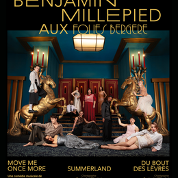 Benjamin Millepied en spectacle de danse aux Folies Bergère de Paris