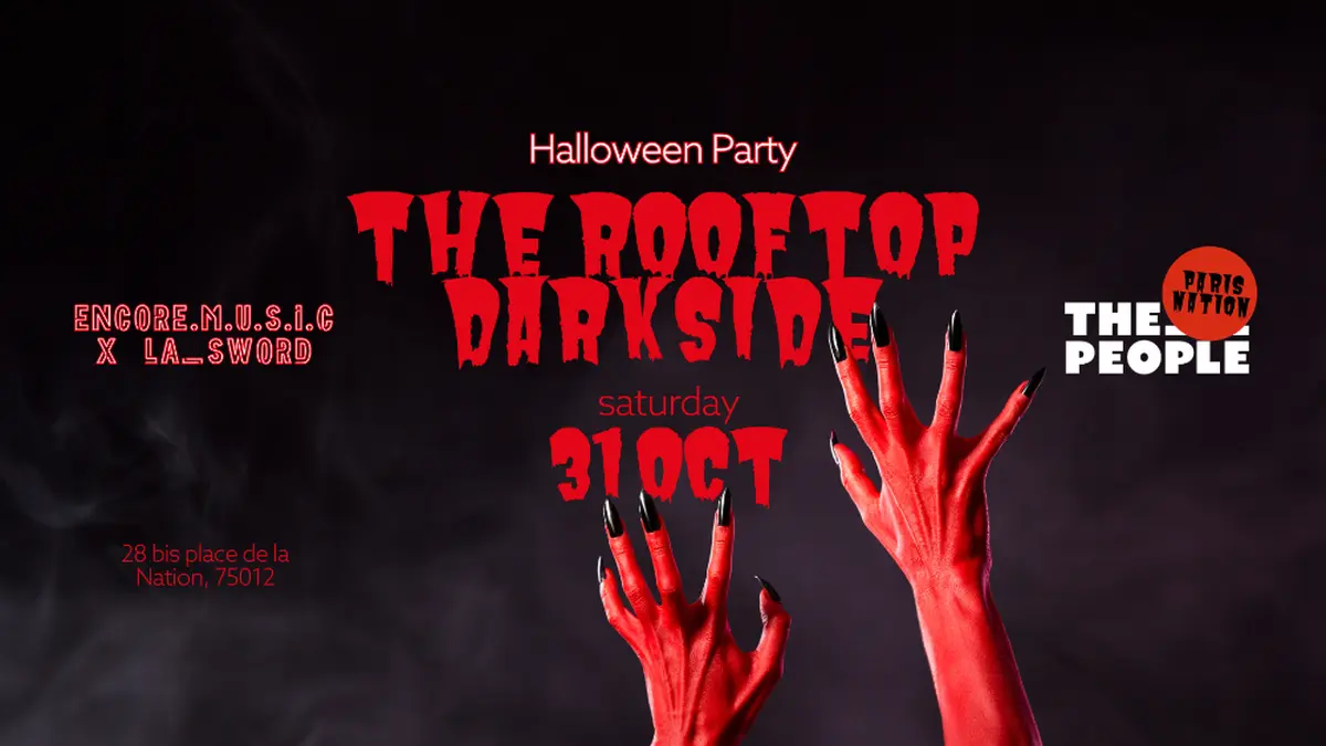 The Rooftop Darkside : une soirée Halloween au sommet de Paris