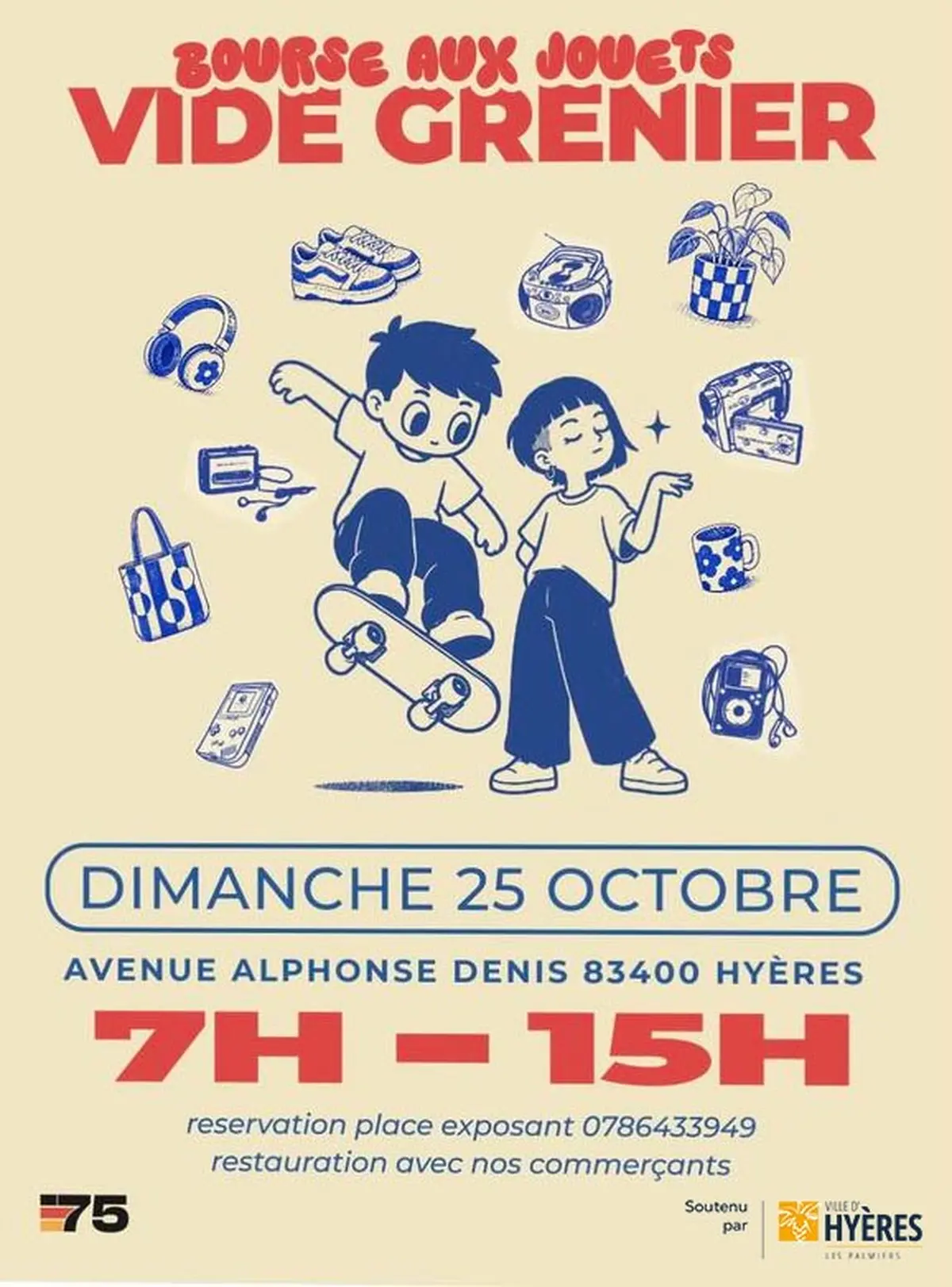 Bourse aux jouets et vide-greniers à Hyères