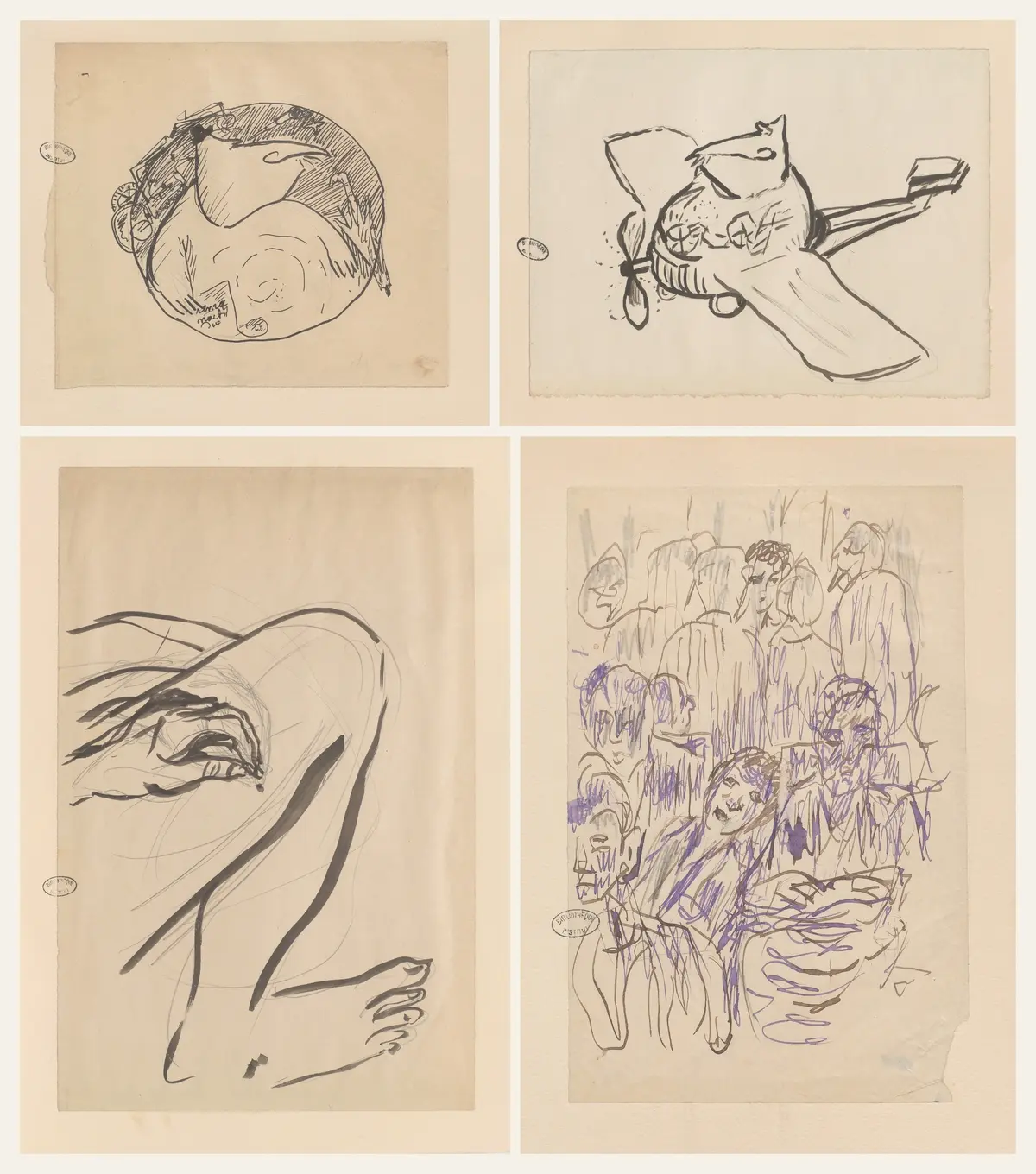 Exposition de dessins de Pierre Bonnard à la Galerie de l'Académie des beaux-arts de Paris
