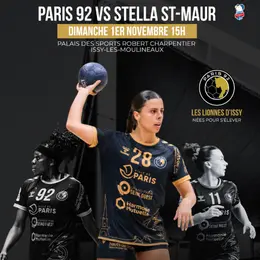 Match de handball féminin à Issy-les-Moulineaux : Paris 92 reçoit Stella Saint-Maur