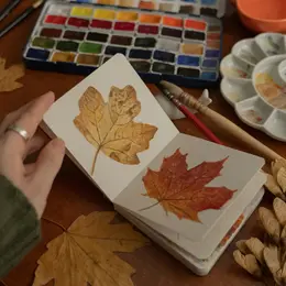 Atelier aquarelle sur les paysages d'automne à la Maison de l'Environnement de Nice