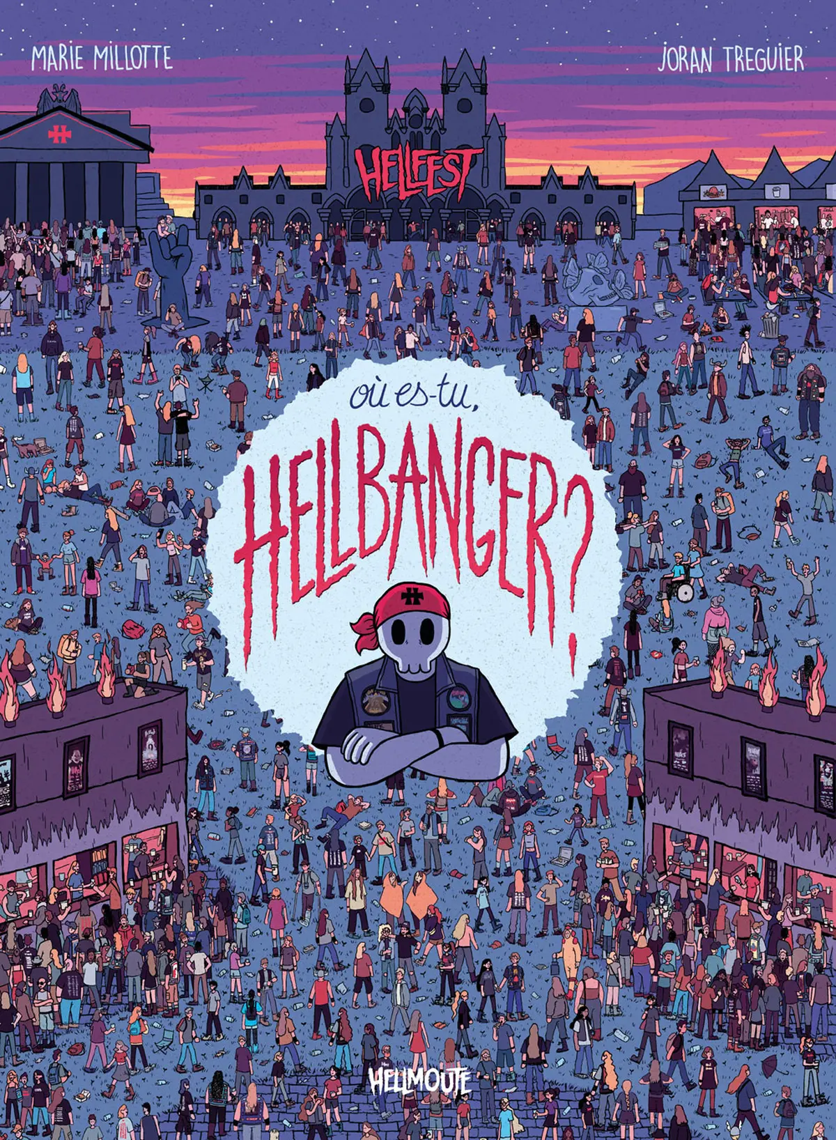 Où es-tu, Hellbanger ? : le livre-jeu cherche et trouve inspiré du Hellfest