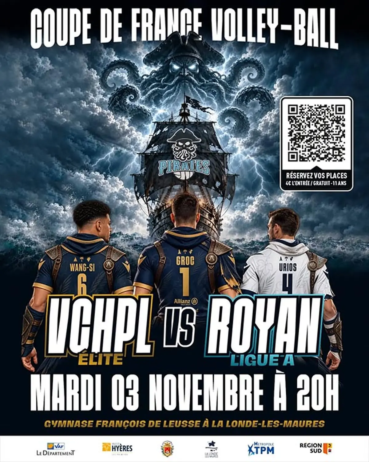 Match de volley-ball en Coupe de France : VCHPL affronte Royan à La Londe