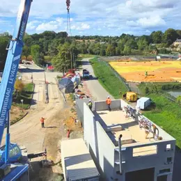 Modernisation de l'Unité de Valorisation Énergétique de Pontmain : le chantier monte en puissance