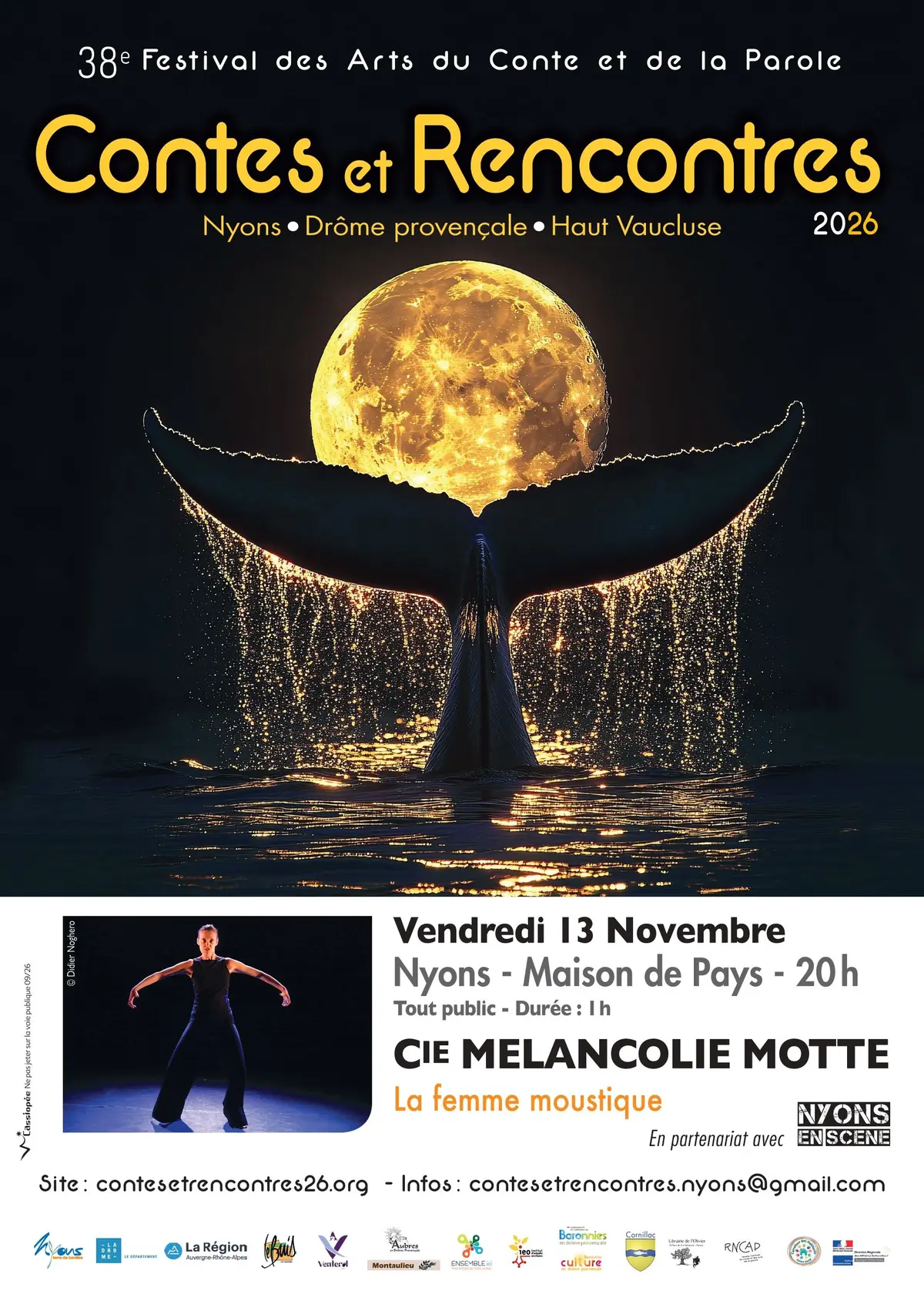 Festival Contes et Rencontres - Mélancolie Motte - La Femme Moustique