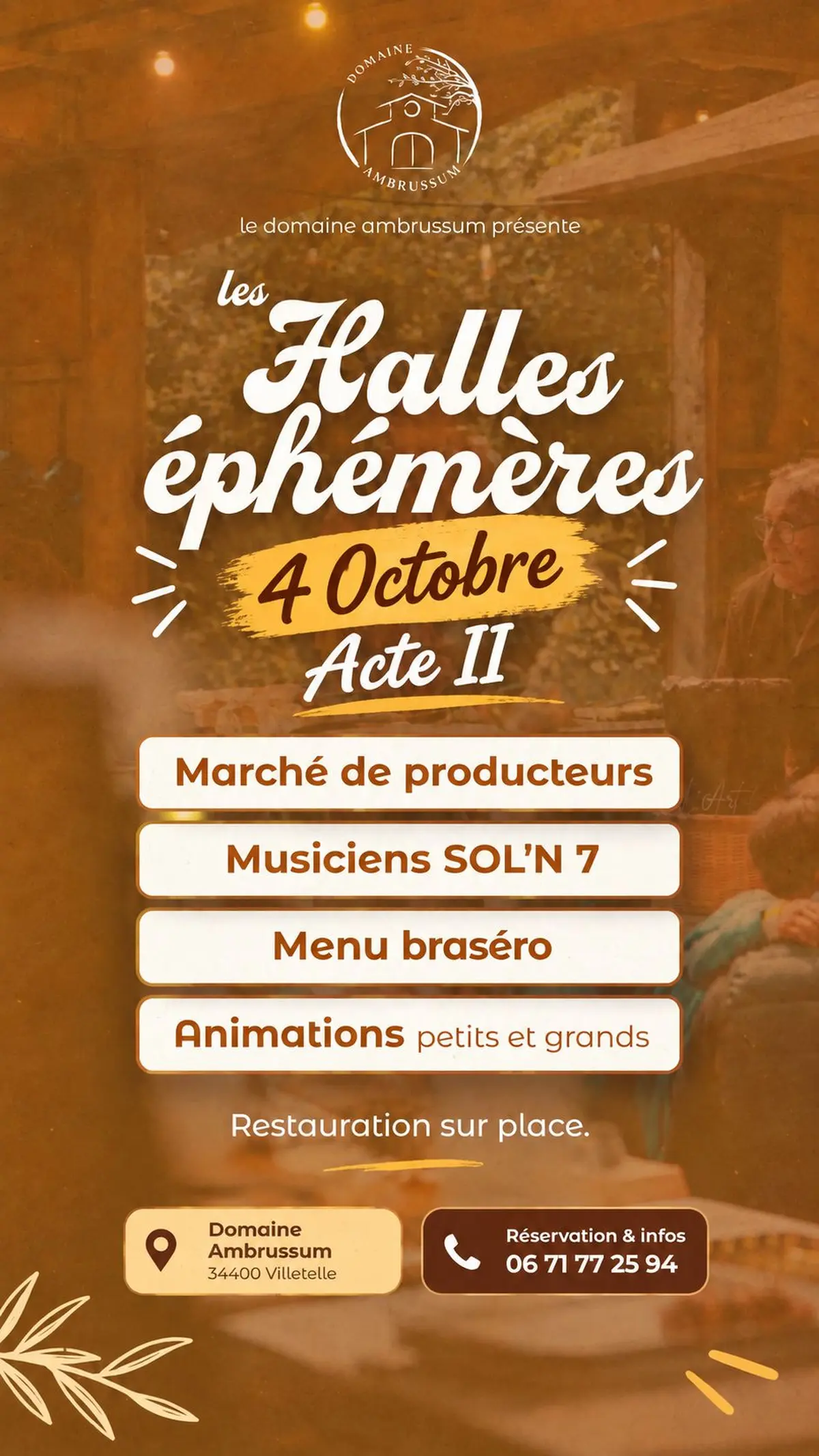 LES HALLES ÉPHÉMÈRES - 04/10/26