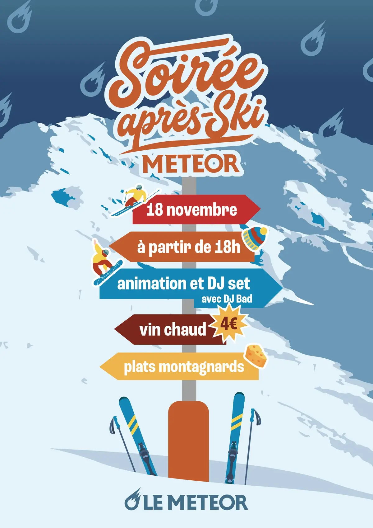 Soirée Après-Ski au Meteor ! 