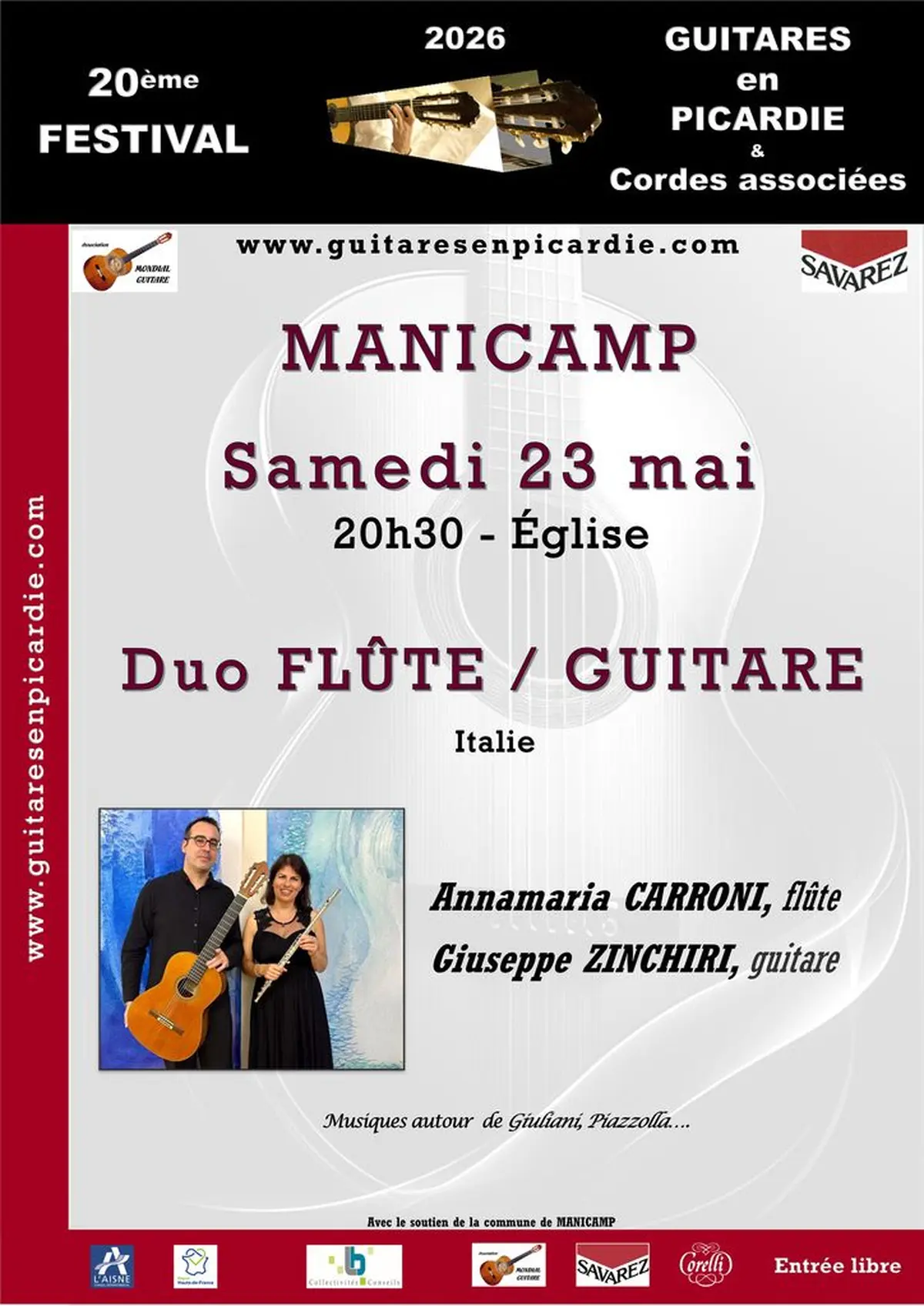 20ème festival de Guitares en Picardie