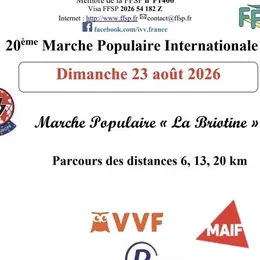 20ème Marche populaire La Briotine