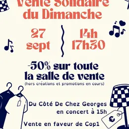 Vente Solidaire du Dimanche à Emmaüs Mundo le dimanche 27 septembre 2026
