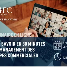 Tout savoir sur le Programme Court Management des équipes commerciales