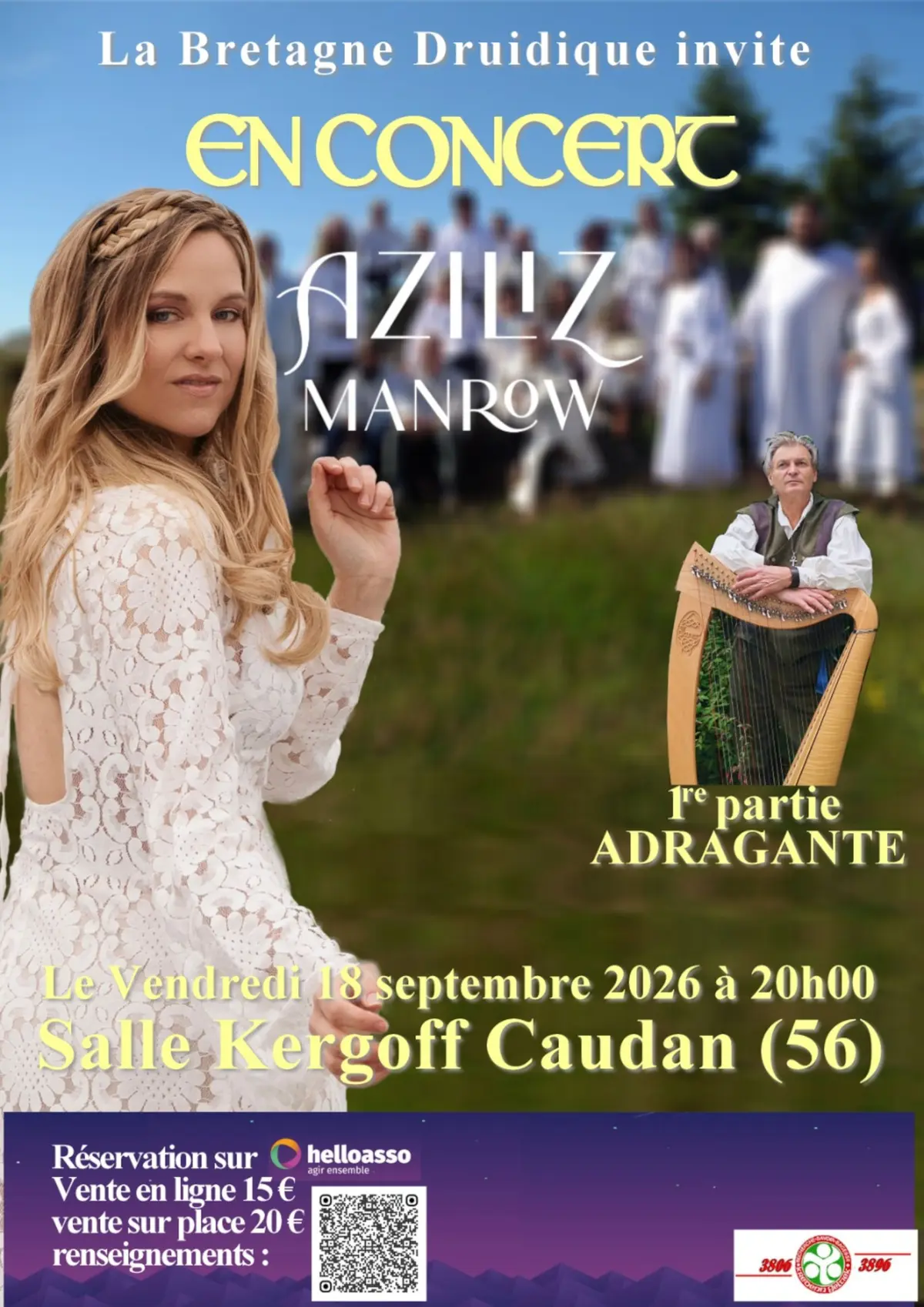 Concert 90 ans association druidique Kredenn Geltiek