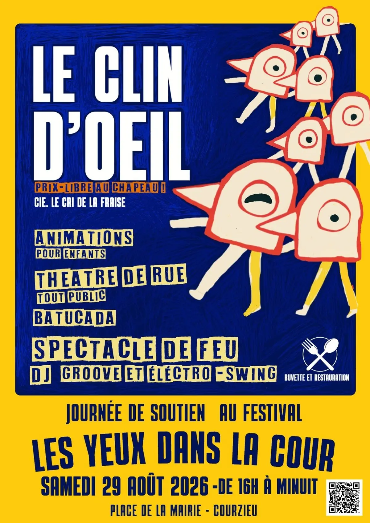 Le clin d'Œil – Journée de soutien au festival les yeux dans la cour
