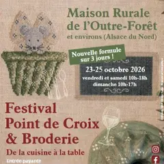 21e Festival Point de Croix et Broderie