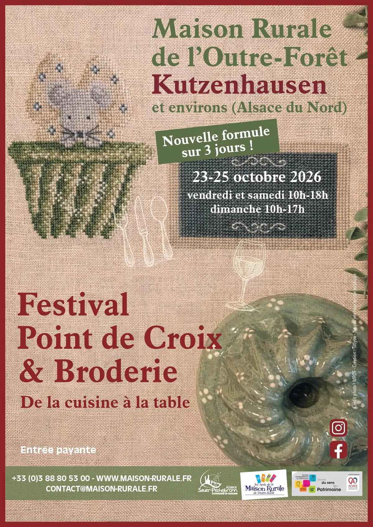 21e Festival Point de Croix et Broderie