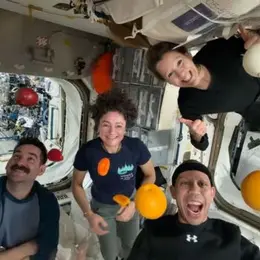 Se nourrir dans l'espace