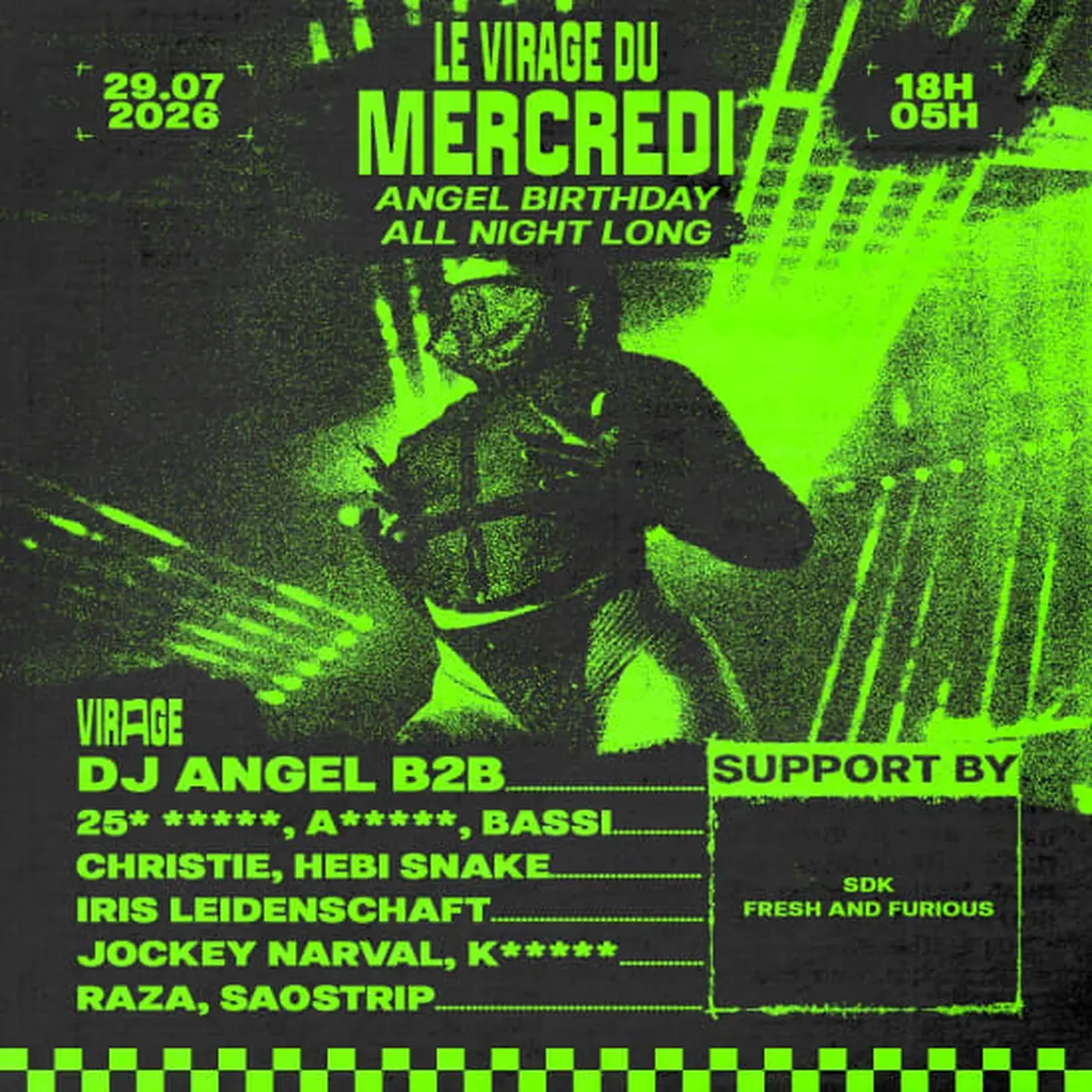 2222 : DJ ANGEL BIRTHDAY x LE VIRAGE DU MERCREDI