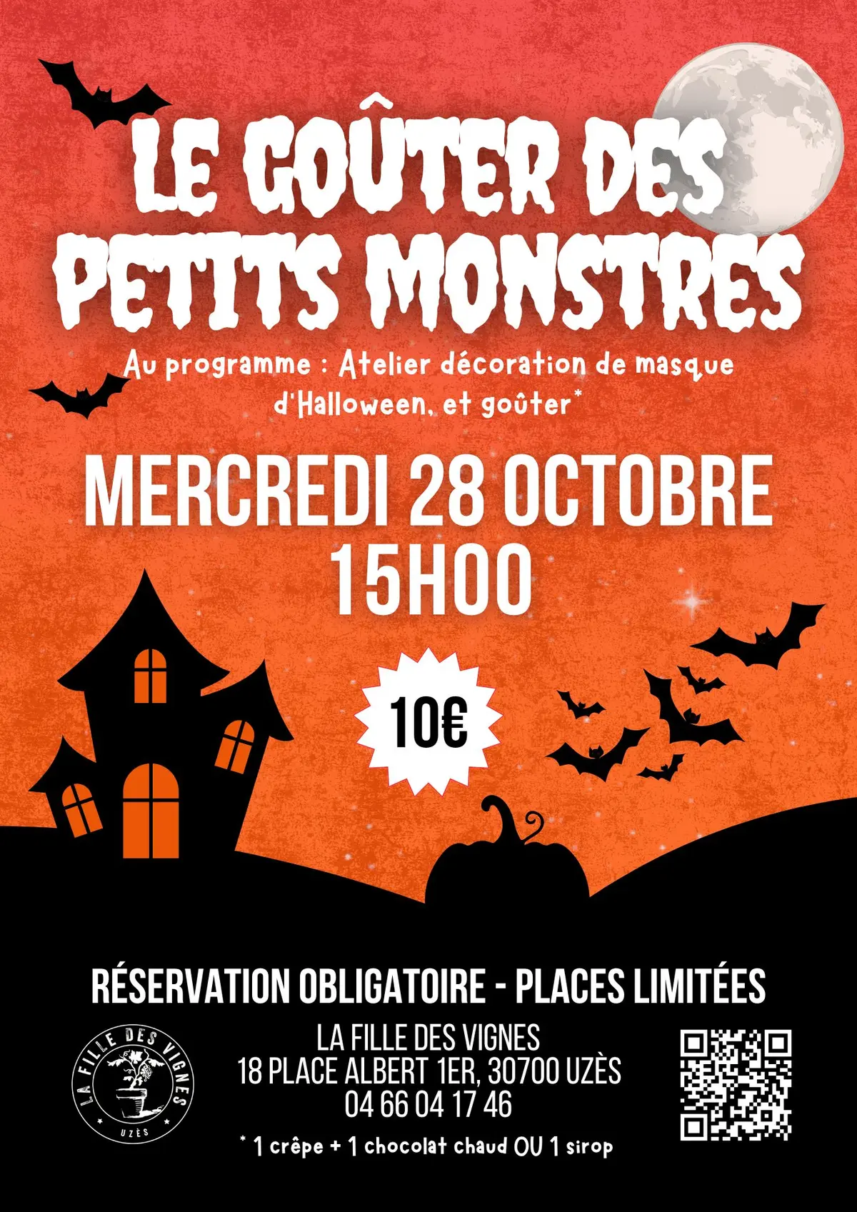 Atelier DIY d'Halloween - Décoration de masques