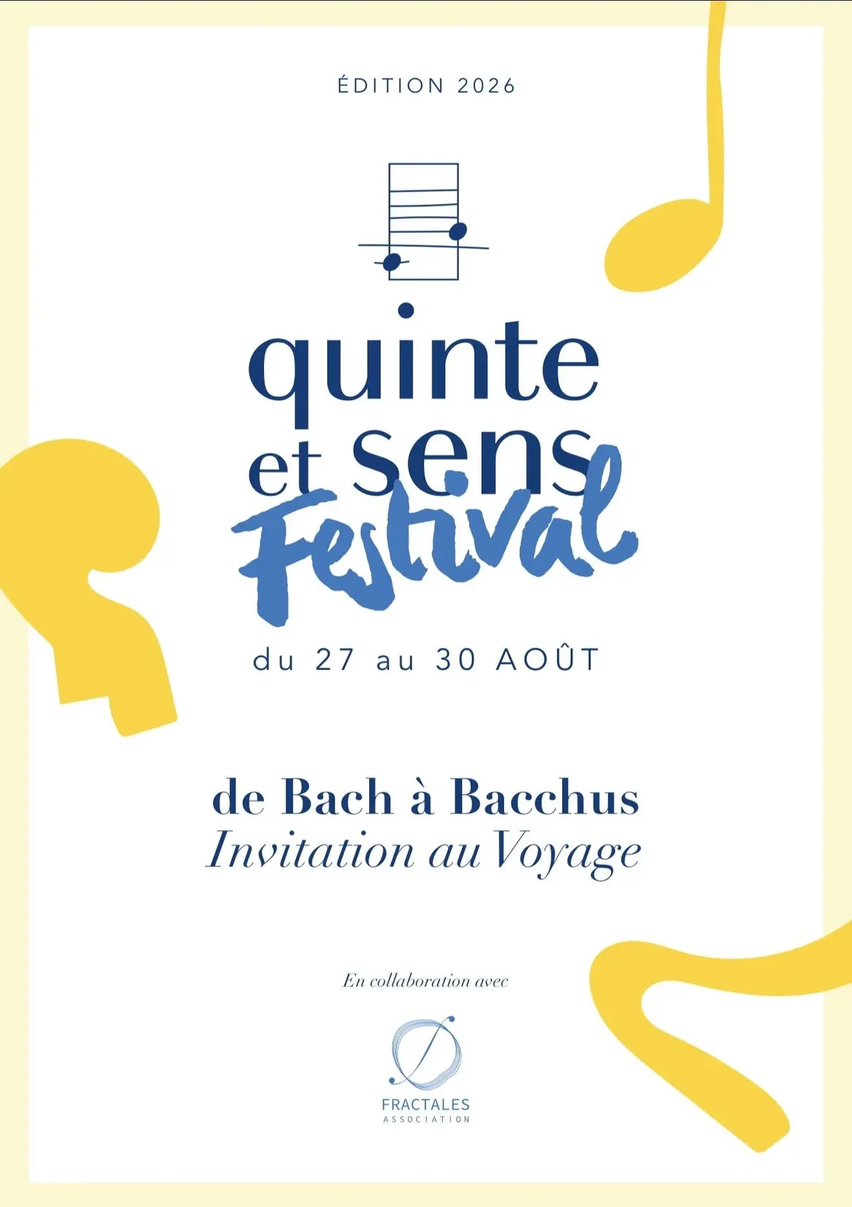 Quinte et Sens Festival de Bach à Bacchus